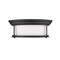Z-Lite Sonna 2 Light Flush Mount, Matte Black & Matte Opal 2011F13-MB - alternate 2